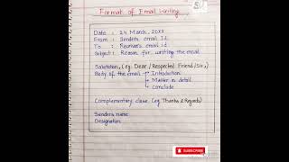 Email writing l Email writing format l Email writing class 11 l Email writing class 7 89101112 [upl. by Nnaharas]