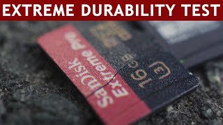 How durable are MicroSD cards  Water Heat Cold XRay Shocks [upl. by Leryt]