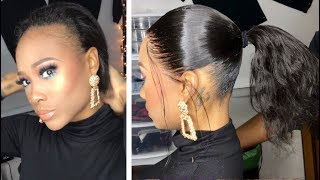 The BEST FRONTAL PONYTAIL Tutorial [upl. by Shivers524]