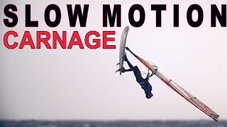 Slow Motion Carnage  Carro Windsurfing [upl. by Nhguahs]