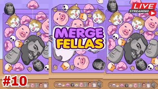 🔴Merge Fellas Live Gameplay  Emogi Style Live p10 mergefellas short ytshorts [upl. by Adnalahs]