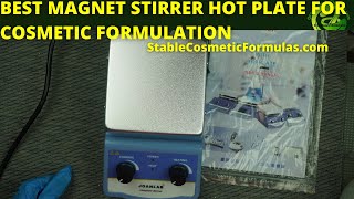 BEST MAGNETIC STIRRER HOT PLATE FOR COSMETIC FORMULATION Unboxing JoanLab HS12 Hotplate Stirrer [upl. by Hewes]