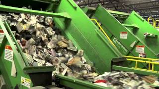 Waste Management SingleStream Recycling Take a tour of our Philadelphia MRF [upl. by Llerruj972]