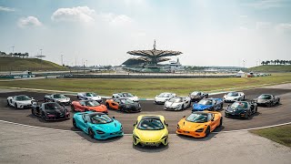 MCLAREN SINGAPORE TRACK DAY 2024 4K [upl. by Nnylirehs760]