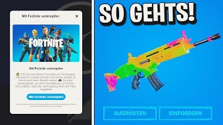 SO bekommst du die kostenlose Regenbogennebel Lackierung Fortnite Houseparty Konto verbinden [upl. by Aciraa194]