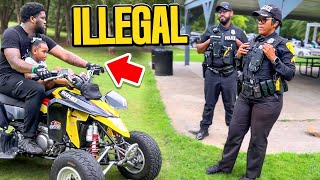 Cops THREATEN To Take My FOURWHEELER [upl. by Bendite]