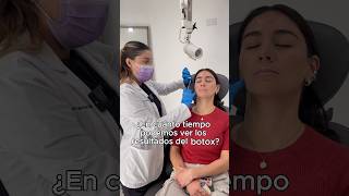 ¿En cuánto tiempo podemos ver los efectos del botox  🤔 [upl. by Virg644]