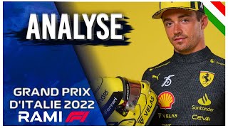 ANALYSE F1  GRAND PRIX D’ITALIE 2022🇮🇹 [upl. by Hisbe]