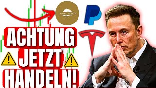 ⚠️TESLA PAYPAL amp CANOPY GROWTH VOR MASSIVEN BEWEGUNGEN SO HANDELST DU RICHTIG [upl. by Nybor]