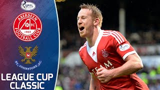 Aberdeen 40 St Johnstone  2014 League Cup Semi Final  League Cup Classics [upl. by Marwin]