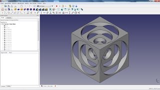 FreeCAD Lesson 01  Turners Cube [upl. by Ydnolem]