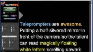 PC Teleprompter Software [upl. by Ahsiuqel516]