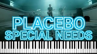 Placebo  Special Needs Piano Tutorial [upl. by Aivin]