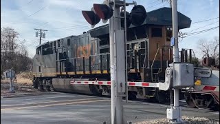 A little railfanning by the Bergenfield Railroad WebCam Bergenfield NJ 112523 [upl. by Thornburg]