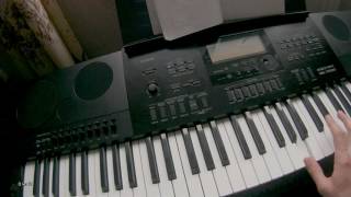 Joe Dassin  LEte indien easy piano casio wk7600 [upl. by Tessi]