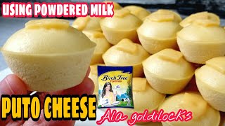 Soft amp Fuffy Puto Cheese Using Powdered Milk  TIPS IWAS PALPAK  Negosyo Recipe With Costing [upl. by Ynos]