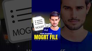 How To Create Premiere Pro Mogrts Template In After Effects shorts [upl. by Didi346]