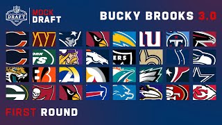 2024 FULL First Round Mock Draft Bucky Brooks 30 [upl. by Nahgaem134]