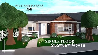 ☆⌒ヽno gamepass starter house speedbuild  56k  bloxburg [upl. by Nnylodnewg93]