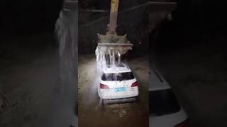 Washing My Car with a Bulldozer 🚗💦 Epic Cleaning Fail or Genius Hack 😂 shorts [upl. by Tingey]