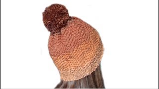 Tricotin  Tuto Bonnet point chevron  Hat Loom knitting DIY Action [upl. by Hazen]