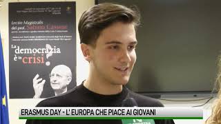 La festa per l’Erasmus day l’Europa che piace ai giovani [upl. by Nevad]