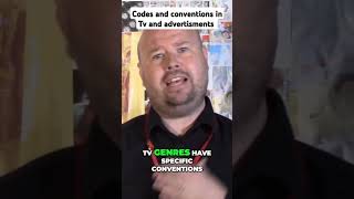 Codes and conventions in media  media mediastudies revision gcse shorts studytips explained [upl. by Snej]