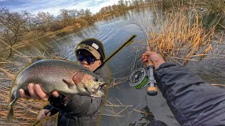 UN FESTIVAL DE TRUITE  Pêche à la Mouche en Réservoir [upl. by Airamesor238]