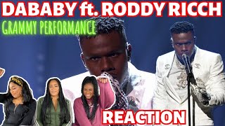 DABABY ft RODDY RICCH ‘Rockstar’ Grammy Performance  UK REACTION 👏🏾👏🏾🇬🇧 🔥 [upl. by Strait]