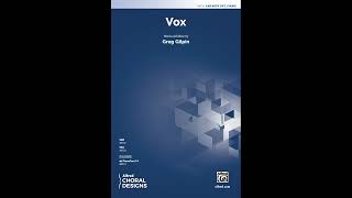 Vox SAB a cappella by Greg Gilpin – Score amp Sound [upl. by Nalim570]