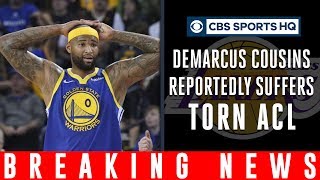 DeMarcus Cousins reportedly TEARS ACL THIRD injury in TWO years  CBS Sports HQ [upl. by Hieronymus]