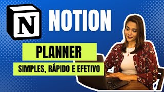 NOTION Como criar um Planner GRATUITO em 10 minutos [upl. by Lesna181]