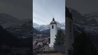 Switzerland🇨🇭switzerland nature travel holiday view mountain forest calming calm winter [upl. by Aicelef]