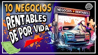 🔥10 NEGOCIOS RENTABLES QUE NUNCA VAN A DESAPARECER🔥 [upl. by Lucho]