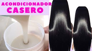 ACONDICIONADOR CASERO 100 NATURAL CON MAIZENA ARROZ Y SABILA PARA TODO TIPO DE CABELLO 😍paso a paso [upl. by Ydnes]