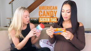 AUSTRALIANS TRY AMERICAN CANDY  SISTER TAG WITH AMY HEMBROW [upl. by Ennairol411]