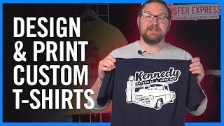 The EASIEST Way To Design amp Print TShirts [upl. by Pollak162]