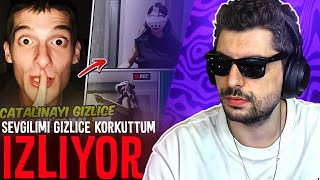 HYPE  SEVGİLİMİN EVİNDE GİZLİCE KALIP KORKUTTUM 😱 VİDEOSUNU İZLİYOR  BoraLo [upl. by Oilcareh137]