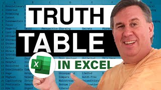 Excel  Using a Truth Table in Excel to Simplify Complex IF functions  Episode 1639 [upl. by Atnoid]