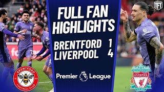 Liverpool GO CLEAR OF CITY Brentford 14 Liverpool Highlights [upl. by Onek]