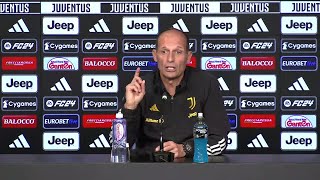 JUVE  VERONA  Allegri quotil calcio è una questione di numeriquot Conferenza stampa [upl. by Byrom]