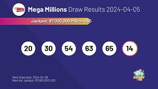 20240405 Mega Millions Lottery Results amp Winning Numbers [upl. by Abra954]