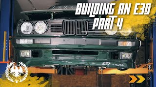 Installing Brakes and a sway bar in my E30 [upl. by Odrarej]