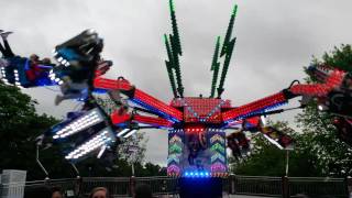 grangemouth gala day zetland park funfair 2016 extreme air raid [upl. by Walston3]