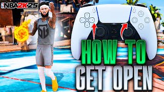 HOW to GET OPEN in NBA 2K25 DRIBBLE TUTORIAL wHANDCAM NEW L2 CANCEL  SPEEDBOOST  QUICKSTOP 2K25 [upl. by Naujek361]