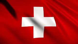 Switzerland Flag Waving  Swiss Flag Waving  Switzerland Flag Screen [upl. by Demmer885]