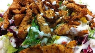 Receta Ensalada Con Pollo y Aderezo de Yogur  La Cocinadera [upl. by Anoerb]