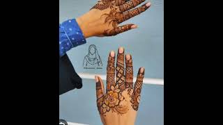 finger mehandi design 😊 [upl. by Avah]