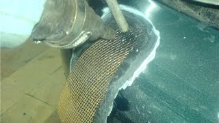 Шокирующая правда о ремонте бамперов при помощи сетки Soldering bumper mesh [upl. by Ardyaf576]