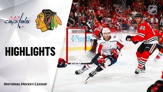 NHL Highlights  Capitals  Blackhawks 102019 [upl. by Mitchel]